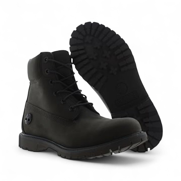 Timberland Premium 6” Waterproof Boot Black Lace Up Women’s Size 7 NWT Y2K - Picture 6 of 16